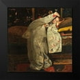 thumbnail image 2 of Breitner, George Hendrik 15x15 Black Modern Framed Museum Art Print Titled - Girl in a White Kimono, 1894, 2 of 5