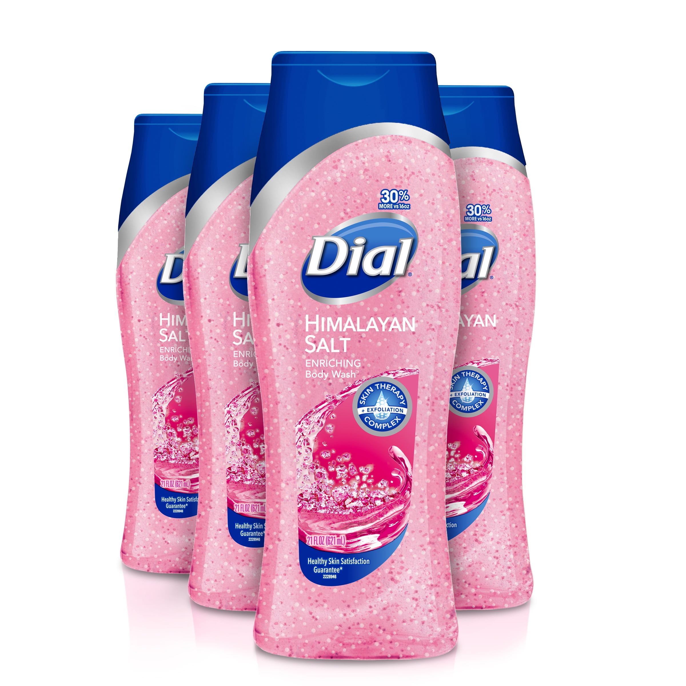 Dial Skin Therapy Body Wash, Himalayan Salt, 21 Ounce (Pack of 4