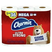Charmin Ultra Strong Toilet Paper, 9 Mega Rolls