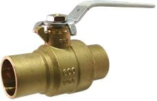 Hammond Full Port Brass Ball Valve Sweat, 1-1/2'', Lead Free