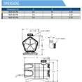 thumbnail image 6 of Little Giant 1900 GPH 230W 1/8 HP Dual Discharge Waterfall, Pond, & Stream Pump, 6 of 8