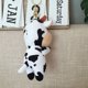 thumbnail image 2 of LLavero de peluche de muñecas de vaca suave para mujer, pequeño colgante, decoración, llavero de moda, juguetes de peluche para niñas, regalo para niños, 2 of 5