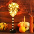 thumbnail image 1 of Pesadilla Antes De Navidad Decoraciones Ropa Cama Halloween, Lámpara Mesa De Calabaza Sala De Estar, Lámparas Noche De Escritorio Esqueleto Para La Luz Del Dormitorio, Fantasma De Linterna Hallow, 1 of 5