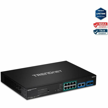 TRENDnet TPE-3012LS, 12-Port Gigabit PoE  Smart Surveillance Switch