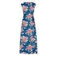 thumbnail image 3 of Vestido de tirantes de camisola con estampado de manga corta con estilo de verano para mujer OAVQHLG3B Store lin121212, 3 of 4