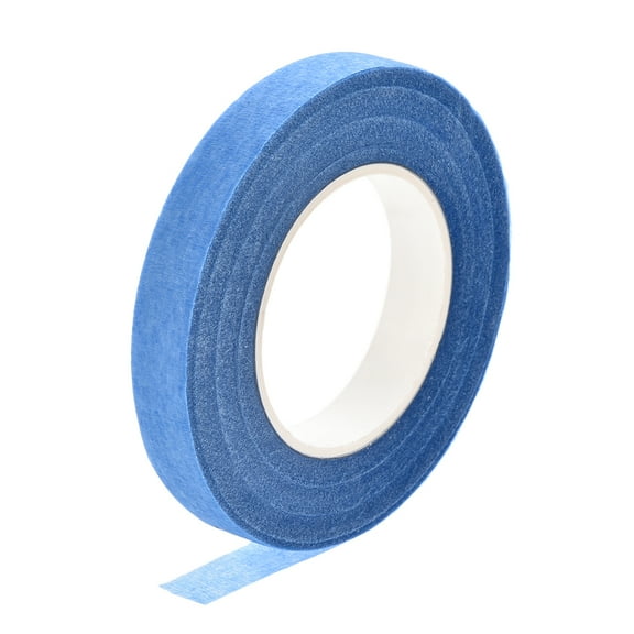 Uxcell 1/2" Width 30 yard Floral Adhesive Tape Blue