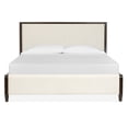 thumbnail image 2 of Magnussen Home Rowan Espresso King Upholstered Panel Bed, 2 of 9