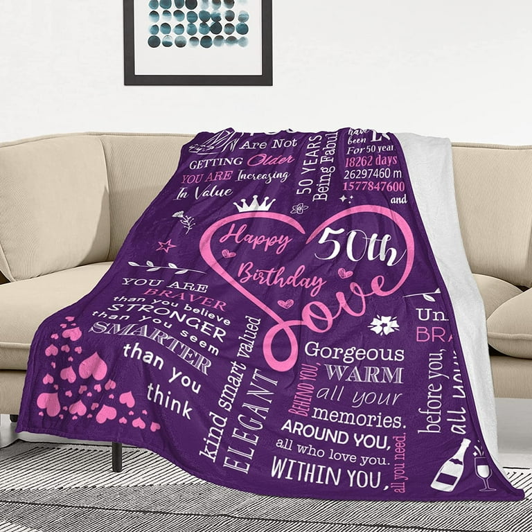 100th Birthday Gifts for Her, 100th Birthday Decorations for Her, 100th  Birthday Gift Ideas, Best Birthday Gifts for 100 Year Old Women Fleece  Blanket - Stunning Gift Store