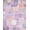 Pink Purple, Pattern 14, variant on ODIKA Fluffy Purple Shape Outline Ombre Spotted Motif Pink Furry Abstract Non-Slip Chair-Friendly for Home Office, Gaming Room, Under Desk