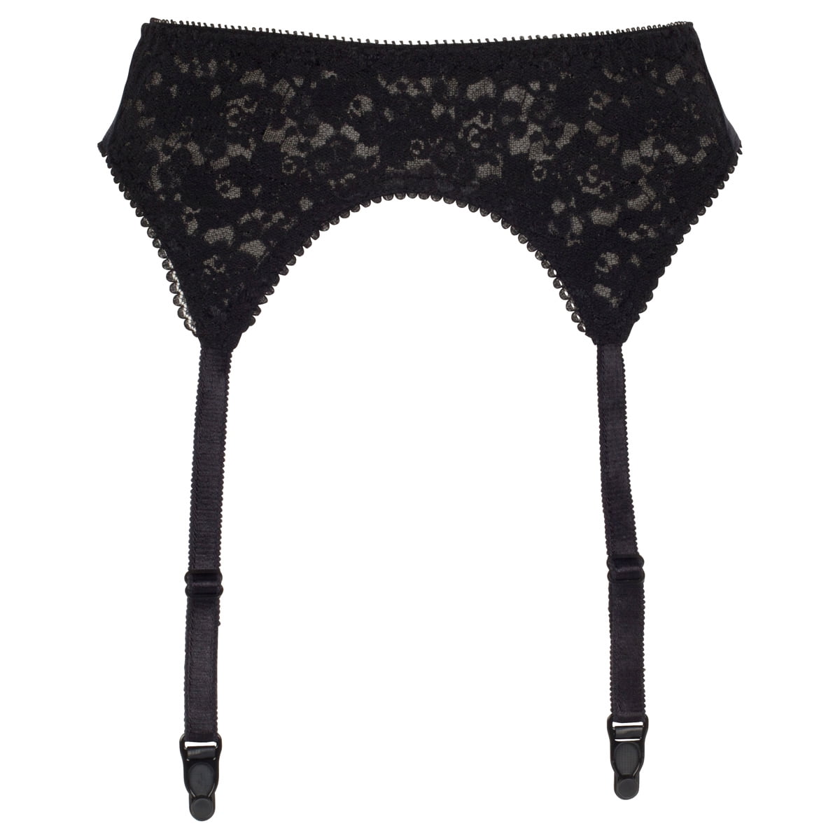 So Sexy Lingerie Tm Floral Lace Garter Belt Black Large