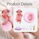 thumbnail image 4 of Juguete de cerdo realista,Juego de juguetes de cerdo de silicona realista para regalo,Juego de juguetes Mini Pig para niño y niña,duradero,Cerdito suave y tierno con colchoneta para, 4 of 5