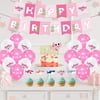 Pink Shark Party Supplies for Girls | Baby Shark Cake Topper, Balloons, Cupcake Toppers, Happy Birthday Banner
