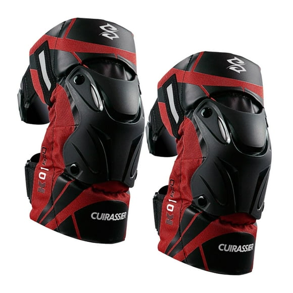 Rodilleras para motocicleta Sunnimix K01-3 a prueba de humedad reflectante Rojo