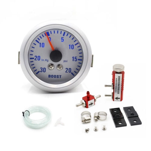 2" 52mm Turbo Boost Gauge Psi Car Pressure Meter wiht Boost Controller Kit Red