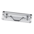 thumbnail image 2 of S SERENABLE Aluminum Alloy Tool Box Bin Handheld Storage Box for Travel Accessories Work M and Silver, 2 of 4