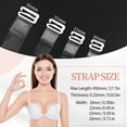 thumbnail image 2 of keepw 6pack/lot High Elasticity Replacement Bra Strap Fits Most Bras Stretchy Invisible Clear Bra Strap, 2 of 6