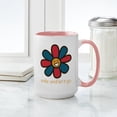 thumbnail image 4 of CafePress - Smile And Let It Go Large Mug - 15 oz Ceramic Large White Novelty Mug, 4 of 4