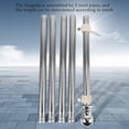 thumbnail image 3 of Flagpole Stainless Steel Flagpole Suitable For House Courtyard Garden Anti rust Flag Holder (sil, 3 of 5