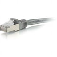 thumbnail image 2 of Cables to Go 648 12 ft. Cat6a Snagless Shielded STP Ethernet Network Patch Cable&#44; Gray, 2 of 2