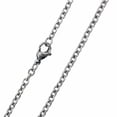 thumbnail image 1 of SilverCloseOut Collar de Cadena Tipo Cable Unisex Fino de Acero Inoxidable de 3,1 Mm (18 Pulgadas), 1 of 6