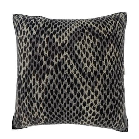 Custom Photo Factory Black Snakeskin 18-inch Velour Throw Pillow - Walmart.com