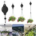 thumbnail image 7 of 6 Pcs Retractable Plant Hanger,Easy Reach Plant Pulley Adjustable Height Wheel for Hanging Plants-Heavy Duty for Garden Baskets Pots & Birds Feeder-White，black, 7 of 7
