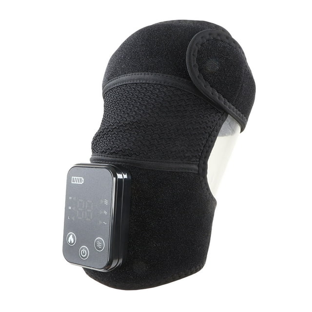 Heating Shoulder Elbow Brace, Ergonomic Heated Shoulder Wrap 3 Gears Multi Function Adjustable Mesh Pocket for Hot Weather