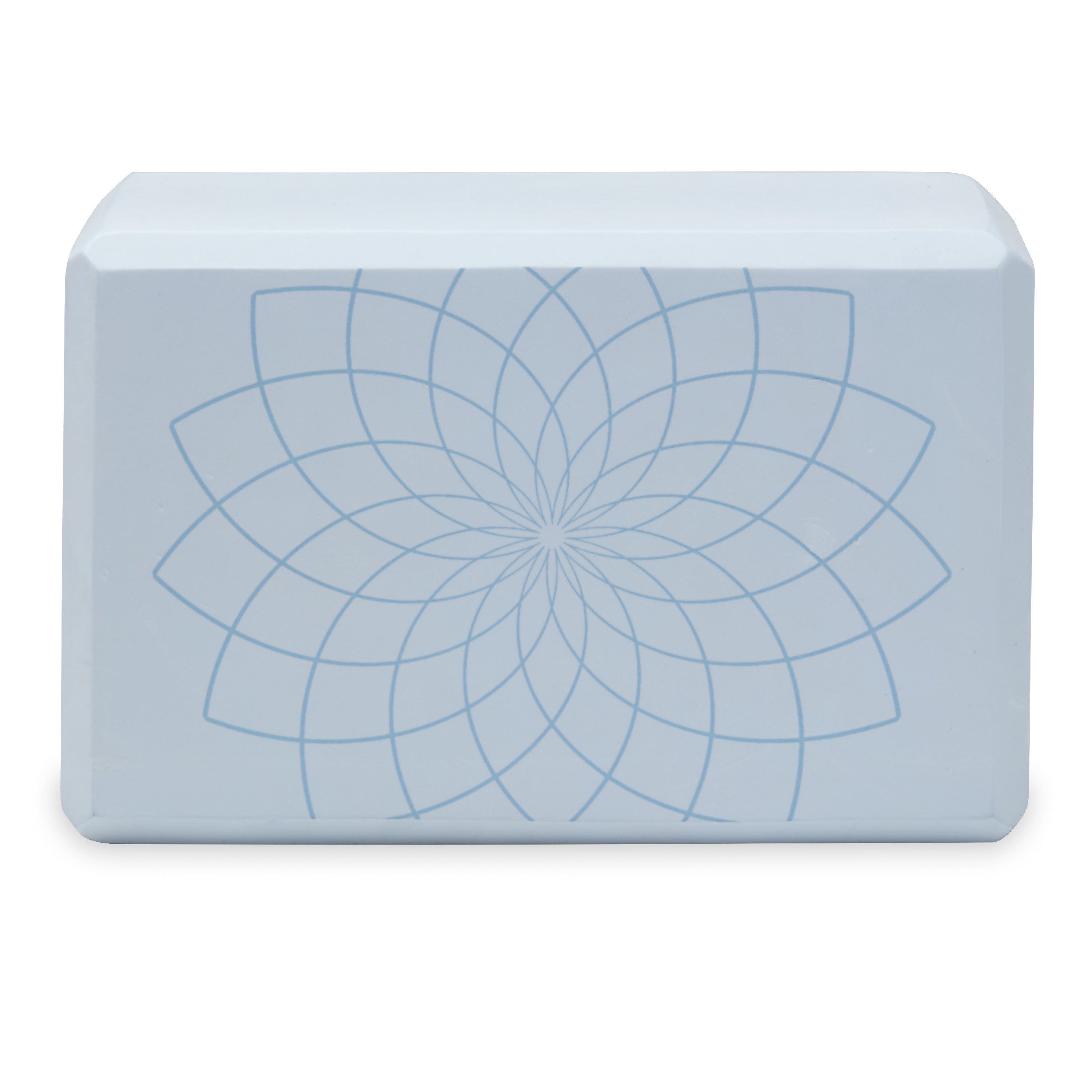 Gaiam Printed Fashion Yoga Block, Made from Sturdy Foam, Lilac Sky Swirl