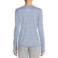 thumbnail image 3 of Athletic Works Women's Active Long Sleeve T-Shirt with Side Pocket, Sizes XS-XXL, 3 of 5