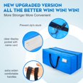 thumbnail image 4 of AlexHome Moving Bags Heavy Duty,Extra Large Packing Bags for Moving,Reusable Plastic Moving Totes,Clothes Storage Containers,Moving Supplies Bins,Compatible with Ikea Frakta Cart (Blue,Set of 5), 4 of 4