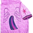 thumbnail image 2 of My Little Pony Girl's Rainbow Dash Roleplay Hoodie with 3D Ears, Mane and Wings, 2 of 4