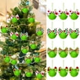 thumbnail image 1 of CREATITOY Christmas Tree Ornament Ball 2.36 Inch Green Bow Christmas Decorations for Xmas Holiday Home Party Supplies Festive Gift, 1 of 9