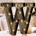thumbnail image 1 of Letrero decorativo OYCBUZO vintage LED con letra W 23 cm, 1 of 6
