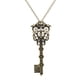 thumbnail image 1 of Collar con colgante de cadena y llave de engranaje de joyería Steampunk retro vintage Verde, 1 of 5