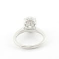 thumbnail image 6 of solitaire jewels 2.75CT Oval Moissanite Hidden Halo Engagement Ring For Women, 18K White Gold, 6 of 9