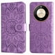 thumbnail image 1 of Funda tipo cartera GANGXUN para Honor Magic 6 Lite , diseño girasol, cuero PU, soporte, cierre magnético, tarjetero, 1 of 5