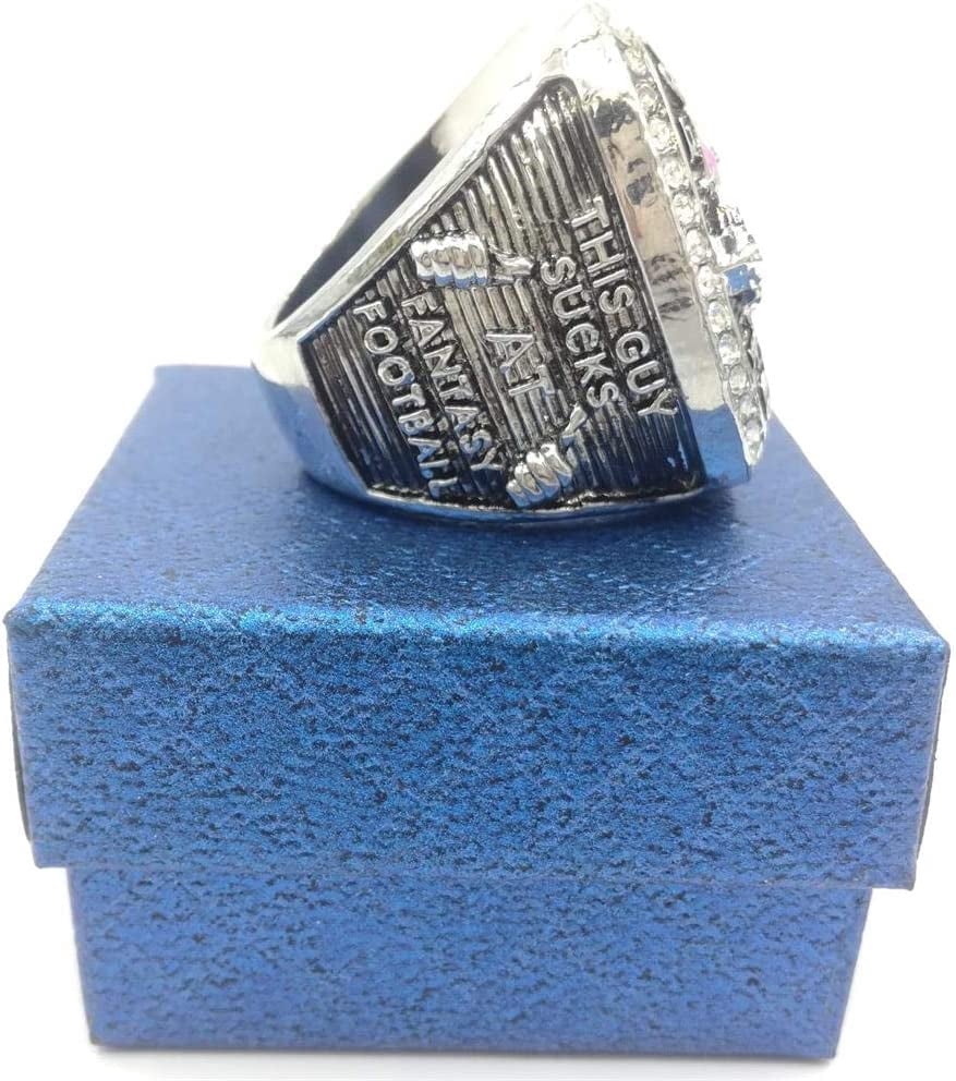 Fantasy Football Loser Championship Trophy Ring Last Place Award for League