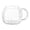 Clear, variant on 12oz Double Wall Pumpkin Shaped Glass Mug, Embossed Leaf Clear Borosilicate Cup, Halloween Coffee Beverage Mug for Autumn Home & Party (Clear)