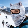 thumbnail image 4 of Hearth & Gear 3D Animal Pattern Winter Full Face For Riding And Skiing Warm Outdoor For Cycling And Driving Headwear for Runners Due Rags compatible with Motorcycles Welding Half Jacket with Bib Pants, 4 of 6