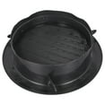 thumbnail image 2 of Black Abs Round Ventilation Hose Diffuser Grille Cover Wall Ceiling Mounting 200Mm, 2 of 9