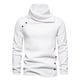 thumbnail image 1 of Suéter de otoño e invierno de punto grueso para hombre, suéter de cuello de pila de color sólido, camisa de fondo para hombre, 1 of 5