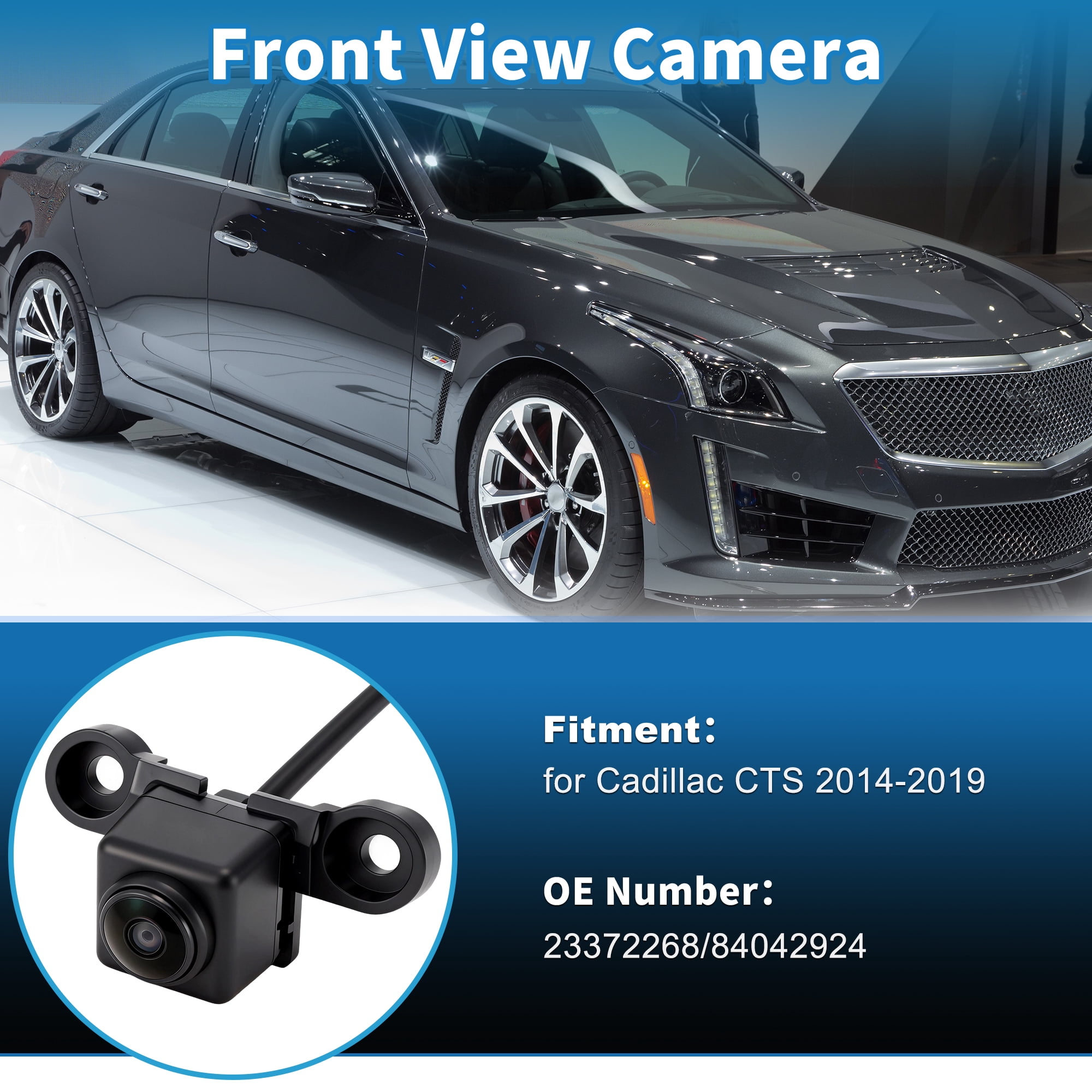 Unique Bargains Front View Park Assist Camera Replacement for Cadillac CTS 2014-2019