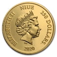 thumbnail image 2 of 2020 Niue 1 oz Proof Gold: Albus Dumbledore, 2 of 5