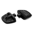 thumbnail image 3 of Krator Black Mini Board Floorboards Footpegs Compatible with Honda Gold Wing GL1800 2001-2018 (Front Only), 3 of 5