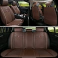 thumbnail image 5 of Maidao Car Seat Covers Universal Set for Great Wall for H5E 2010-Present 5 Seats Waterproof Premium Leather Front and Back Seat Protectors Coffee, 5 of 7
