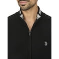 thumbnail image 3 of U.S. Polo Assn Men's Textured Chest Stripe Full-Zip Sweater, 3 of 3