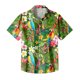 thumbnail image 4 of Hawaiian Shirt For Men, Men's Vintage Button Down Bowling Shirts Short Sleeve Summer Beach Shirt M, 4 of 5