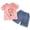 Pink, variant on Akiihool Summer Short Sets Baby Boys Summer Newborn Baby Boy Clothes Romper and Shorts Outfits Set (Light Pink,5-6 Years)
