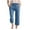 A01-Blue, variant on yoeyez Teen Girls Cotton Linen Capris,Kids Girls Drawstring High Waist Capri Pants Straight Leg Casual Shorts Summer Loose Wide Leg Pants for 7-8 Years