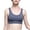 Navy, variant on Womens Sports Bras Large Size Beautiful Back Yoga Vest Fitness Running Sexy Underwear Composite Fabric One-piece Sports Bra Wireless Bras for Women Black 3XL